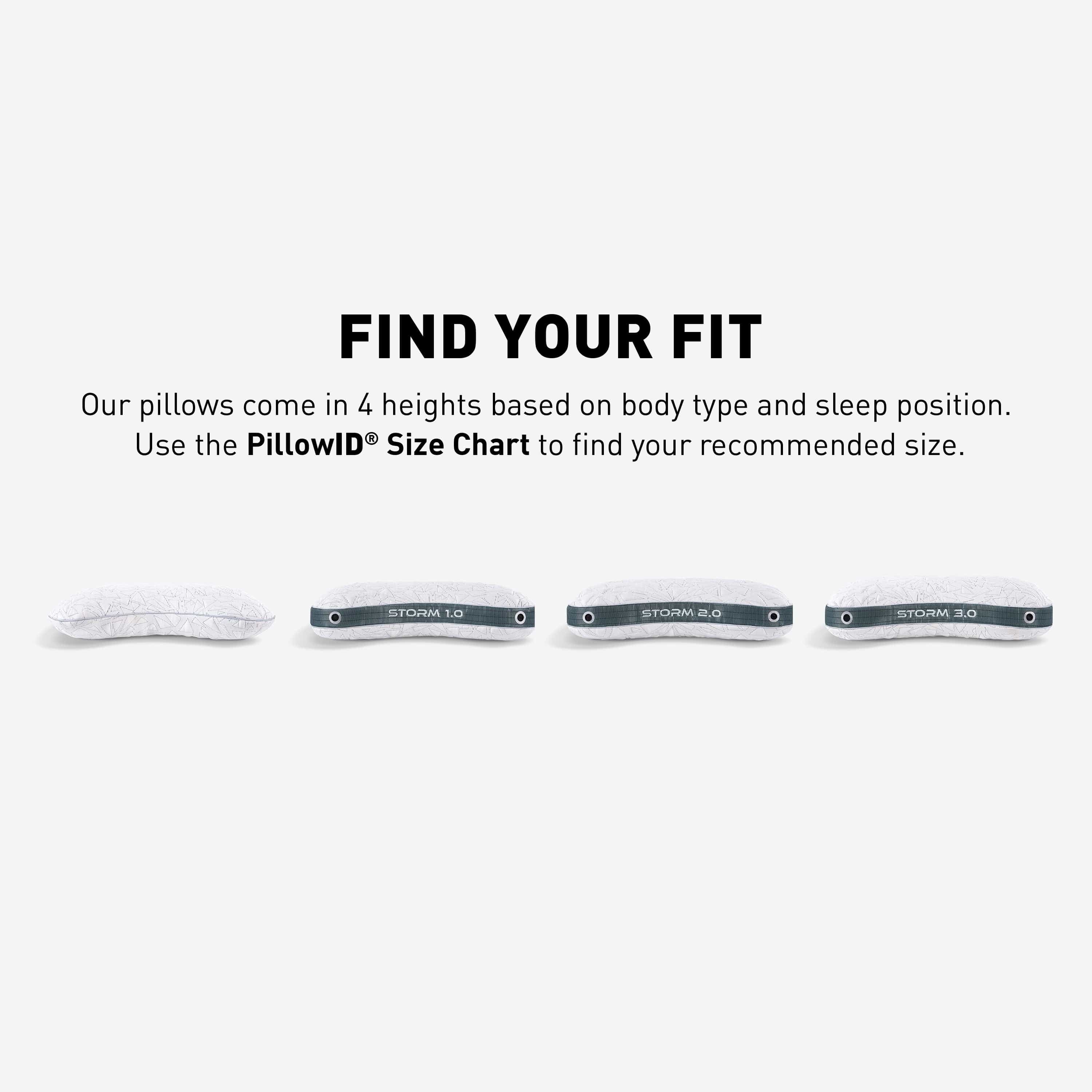 Storm 0.0 Cuddle Curve Performance Pillow