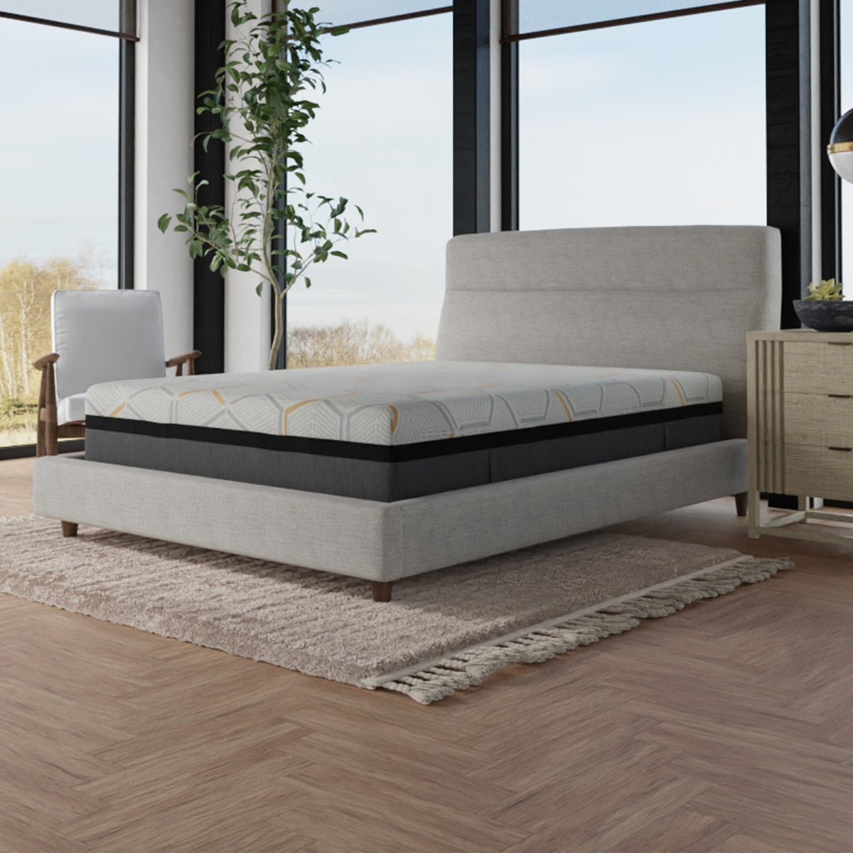 14” Hybrid Copper-Gel Infused Memory Foam Mattress