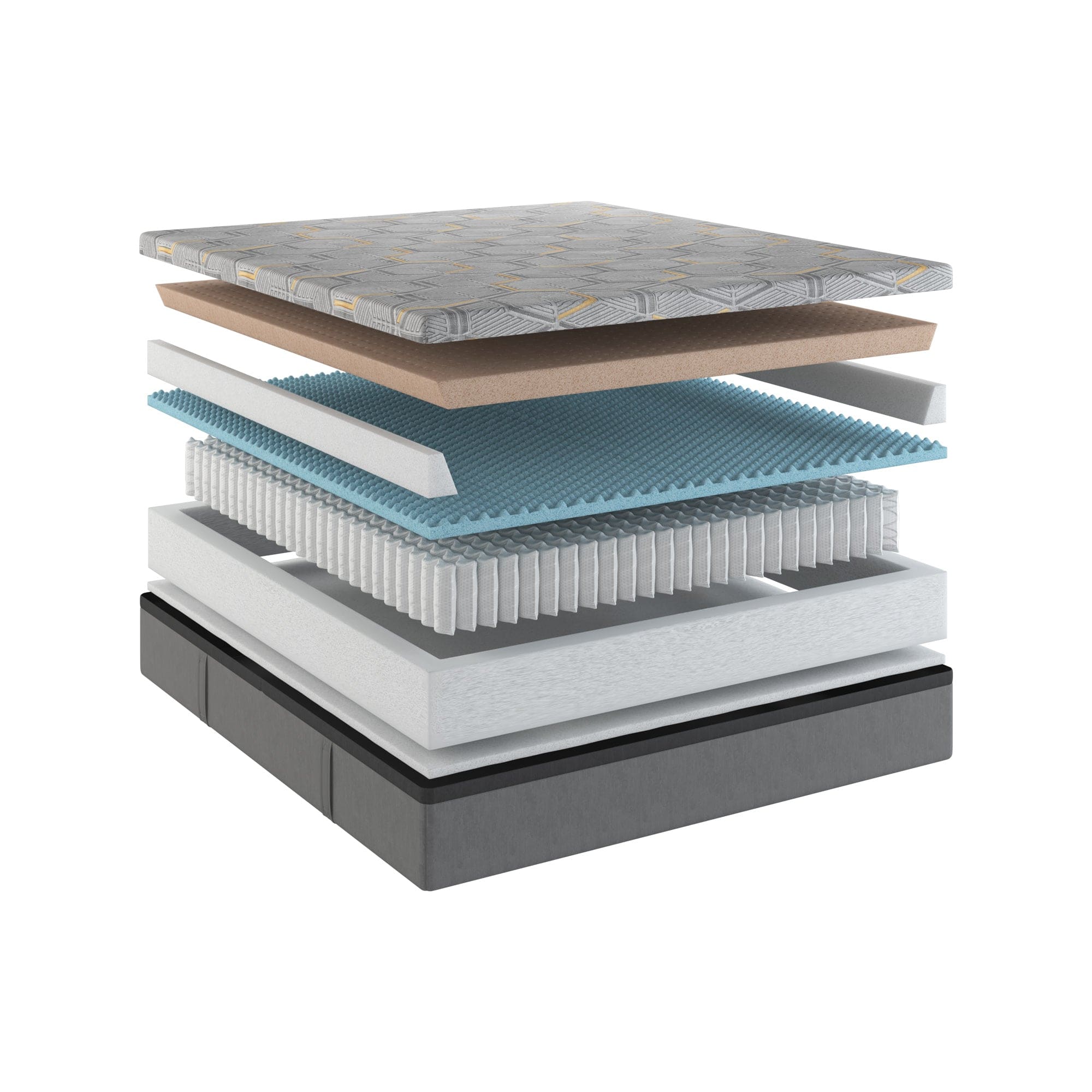 14” Hybrid Copper-Gel Infused Memory Foam Mattress